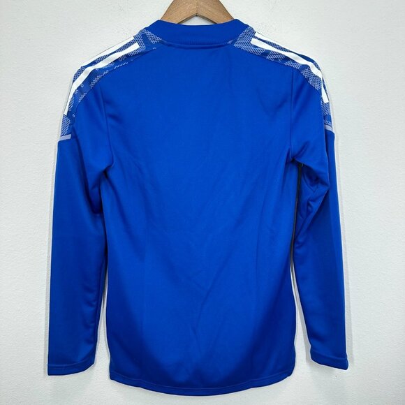 Adidas Women's Size Small Cobalt Blue Track Jacket Running Outdoors Soccer NWT - Picture 10 of 15
